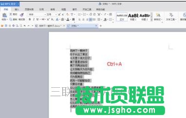 word怎么全選文字