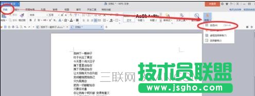 word怎么全選文字