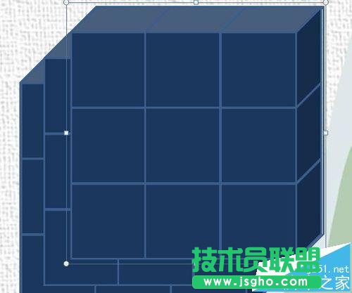 PPT中如何制作多個小立方體組合為大立方體動畫