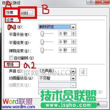 效果選項