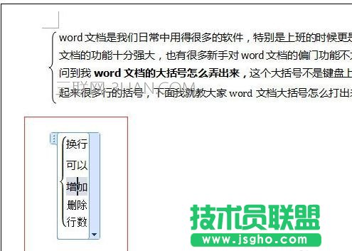 word中怎么輸入大括號