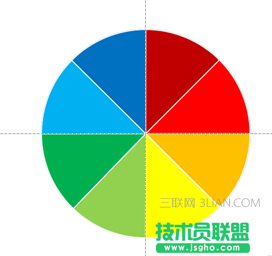 ppt如何么制作彩色的抽獎轉盤的動畫?