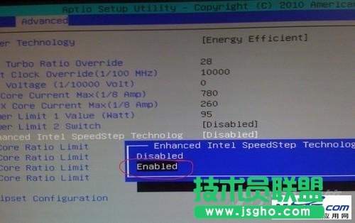 如何在雨林木風WinXP系統bios中關閉cpu睿頻？(1)