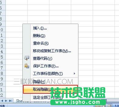 Excel如何隱藏與顯示工作表