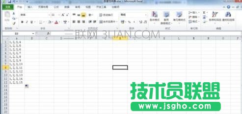excel2010怎么使用分隔符 三聯