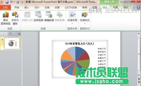 在ppt如何做餅狀圖