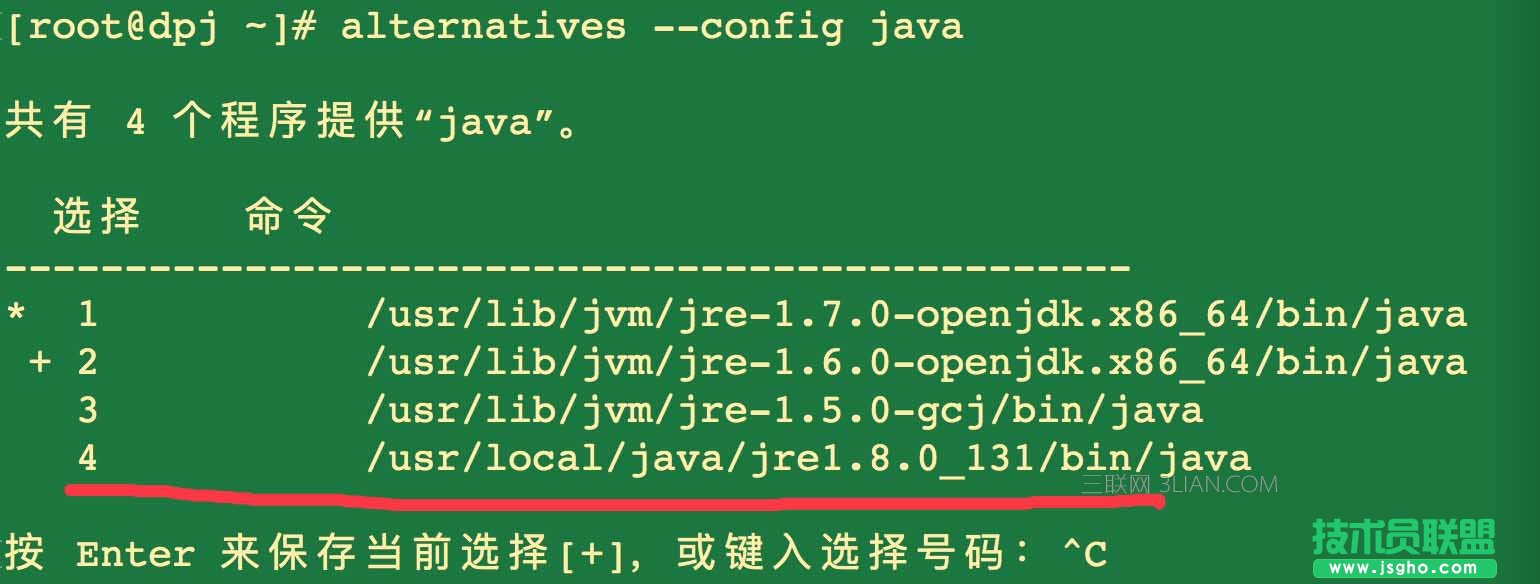 Linux的alternatives命令如何替換選擇軟件