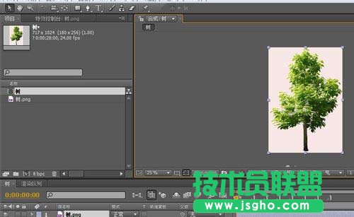 AE怎么制作一段鋸樹的視頻效果 三聯(lián)