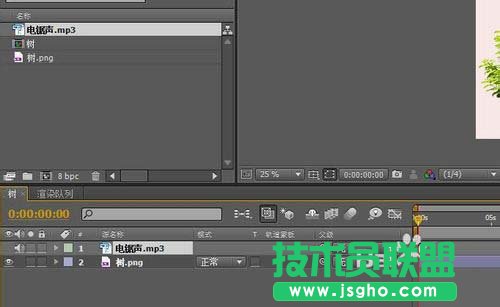 AE怎么制作一段鋸樹的視頻效果