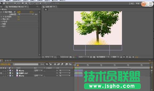 AE怎么制作一段鋸樹的視頻效果