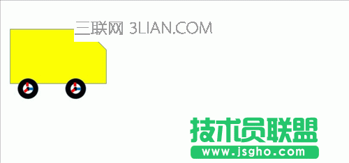 PPT如何制作小車直行動畫效果 三聯