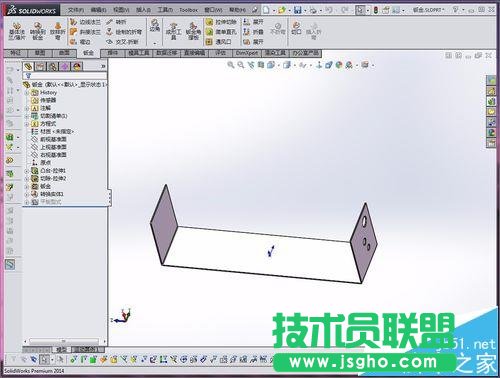 solidworks2014設計庫沒有鈑金成型文件夾怎么辦 三聯
