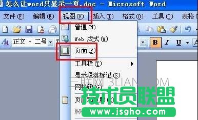 怎么設(shè)置word只顯示一頁