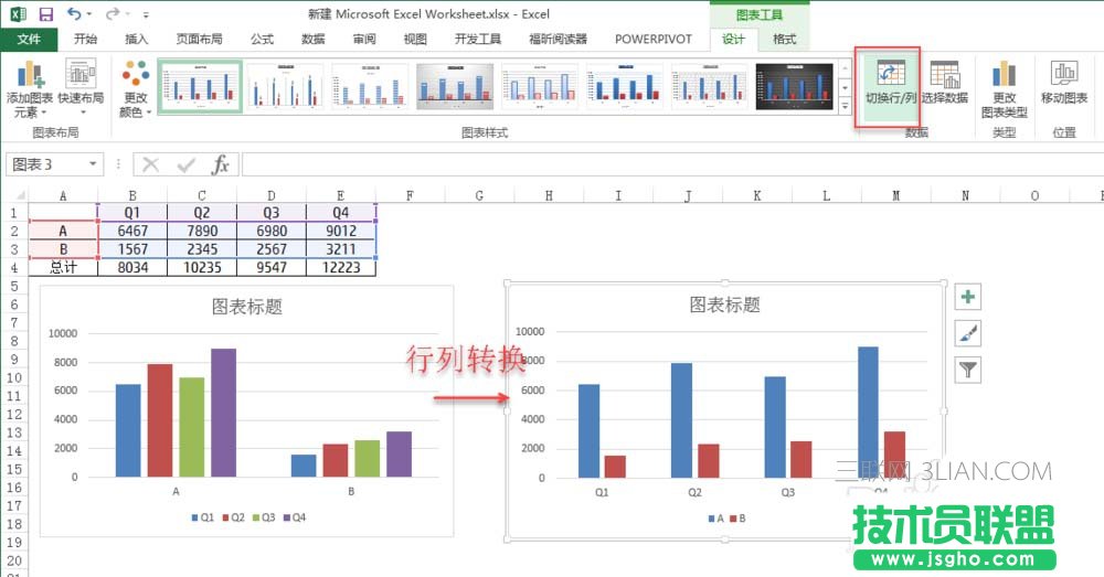 excel如何制作圖表并添加圖表元素