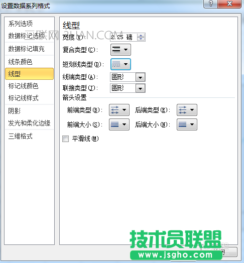 excel如何制作實線虛線混排的折線圖