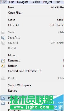 eclipse如何自定義設置頂部菜單和圖標
