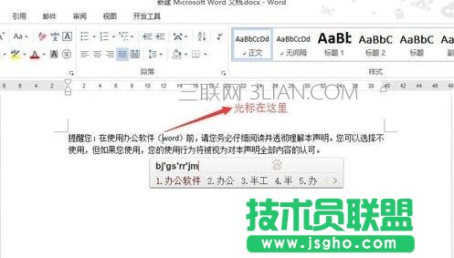 word2013中如何使用改寫(xiě)模式