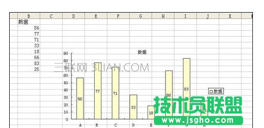 Excel2010中圖表設置數據標志顯示位置的操作方法