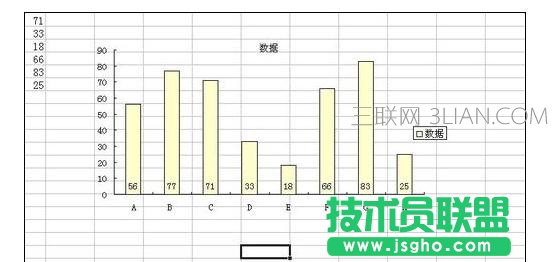 Excel2010中圖表設置數據標志顯示位置的操作方法