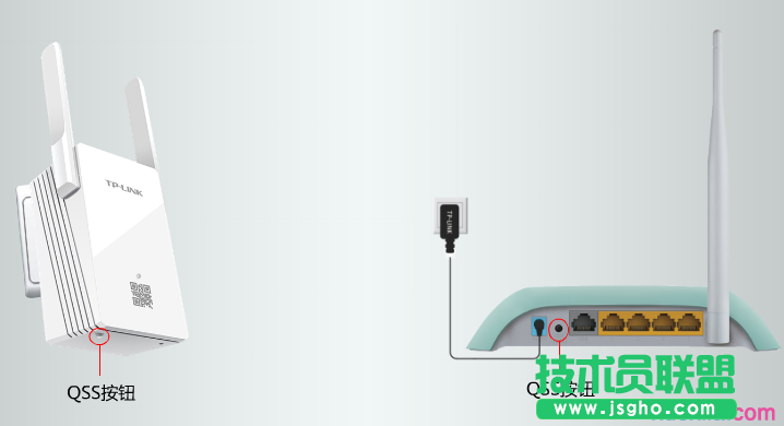 如何使用TP-link QSS按鈕設(shè)置擴展器 三聯(lián)