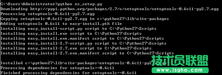 Python 安裝setuptools和pip工具操作方法