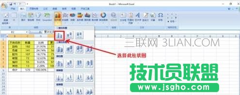excel柏拉圖怎么做
