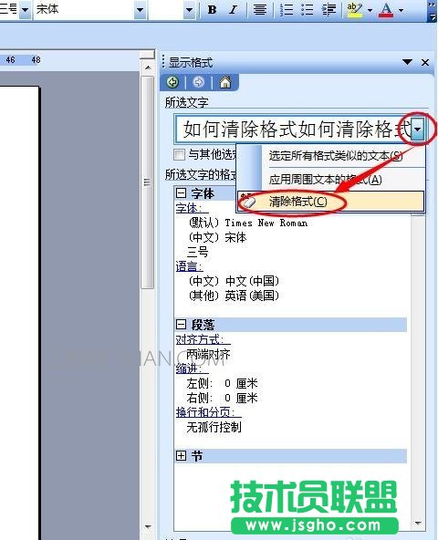 怎么取消word的格式