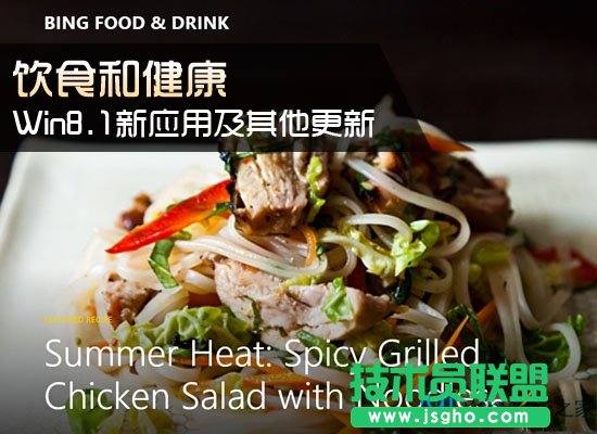 Win8.1飲食與健康應用功能有哪些?