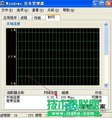 WinXP系統查網速在哪里查怎么查？(3)