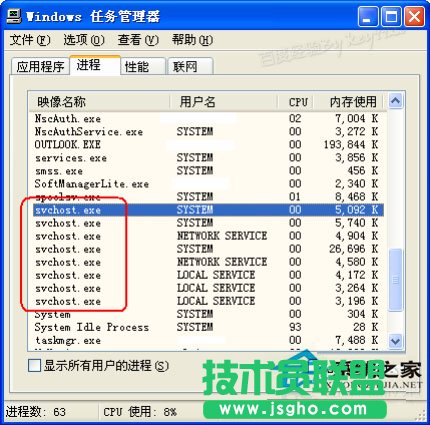 電腦設置技巧之WinXP系統svchost.exe占用CPU