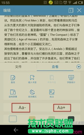 手機wps如何設置字體樣式