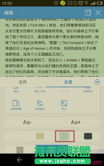 手機wps如何設置字體樣式