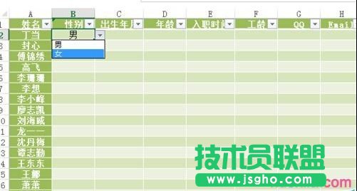 如何設置Excel的數據有效性并提示出錯警告