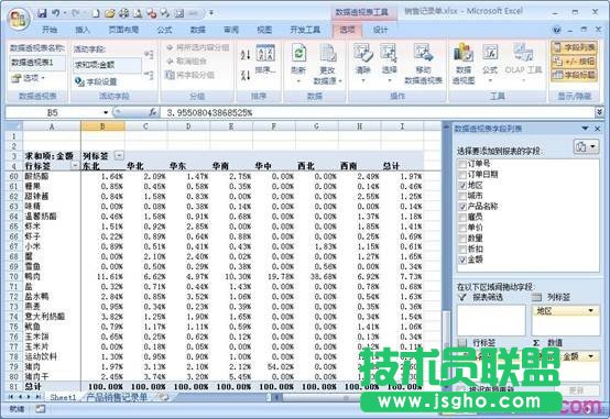 excel以百分比方式顯示數據教程