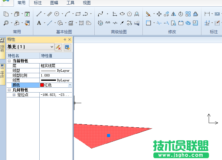 CAXA怎么使用填充命令填充圖形