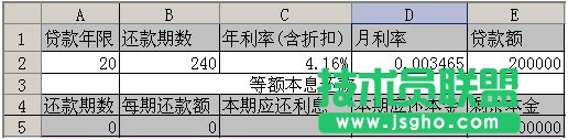 WPS表格計算按揭貸款月供明細賬教程