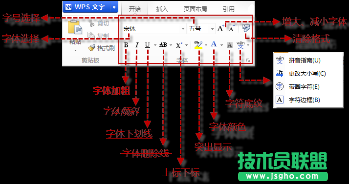 wps文字中使用字體的方法與技巧   三聯(lián)