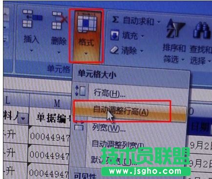 excel表格行高自動調整的方法