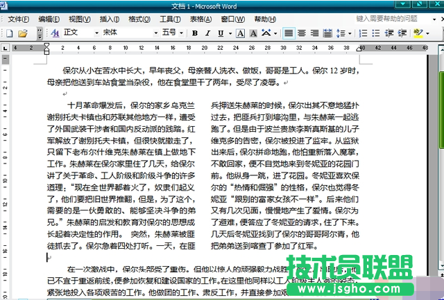 電腦公司XP系統電腦Word分欄的用法(5)