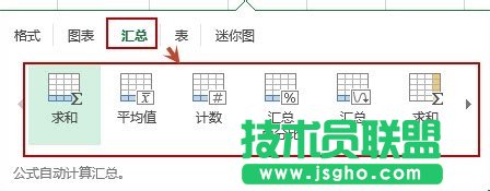 Excel2013如何實現數據的快速分析
