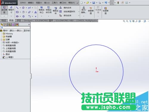 solidworks怎么拉伸凸臺?   三聯