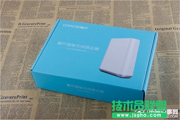 酷開路由的包裝盒