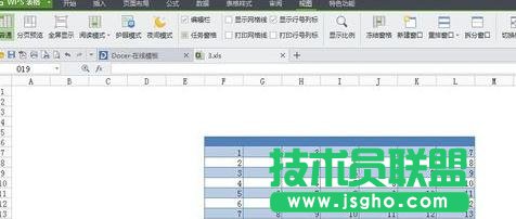 wps表格如何設置部分區(qū)域顯示網(wǎng)格線