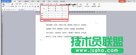 wps文字中怎樣設置個性項目符號