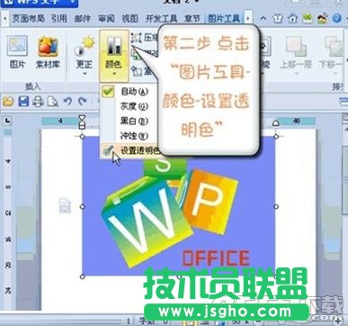 WPS怎么設置圖片某區域為透明色 WPS設置圖片某區域為透明色方法教程