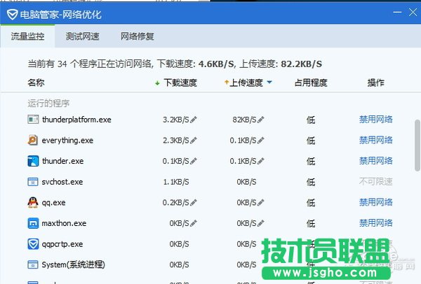 如何限制迅雷Thunderplatform.exe上傳 三聯