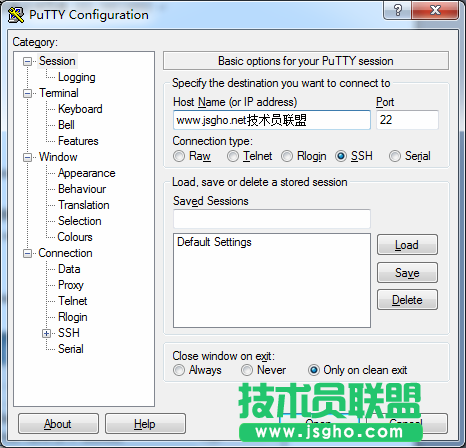 技術員聯盟：win7 64位中使用putty登錄centos的方法？ 2