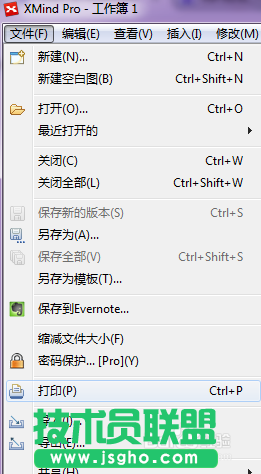 XMind打印功能如何使用？
