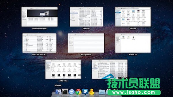 MAC OS X Lion打開非活動程序的所有窗口的方法  三聯