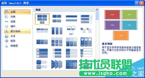 Excel2007怎么使用smartArt繪制循環圖?